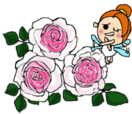 Fairy roses sticker #12569452