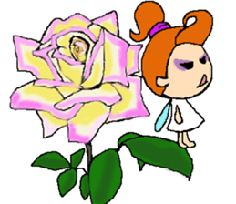 Fairy roses sticker #12569453