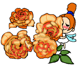 Fairy roses sticker #12569454