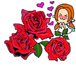 Fairy roses sticker #12569455