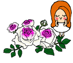 Fairy roses sticker #12569457