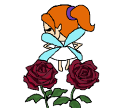 Fairy roses sticker #12569459
