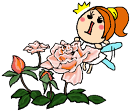 Fairy roses sticker #12569460