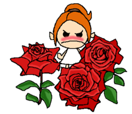 Fairy roses sticker #12569462