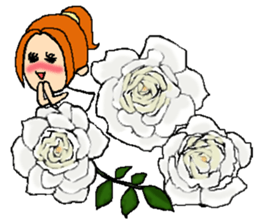 Fairy roses sticker #12569463