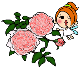 Fairy roses sticker #12569466
