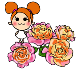 Fairy roses sticker #12569468