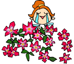 Fairy roses sticker #12569469
