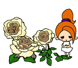 Fairy roses sticker #12569470
