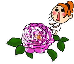 Fairy roses sticker #12569471
