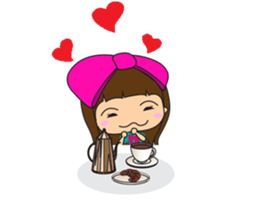 Haa-nee Wedding Series Fah & Pete sticker #12571454