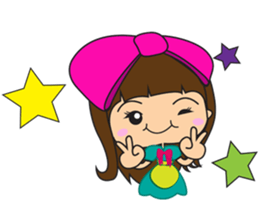 Haa-nee Wedding Series Fah & Pete sticker #12571456