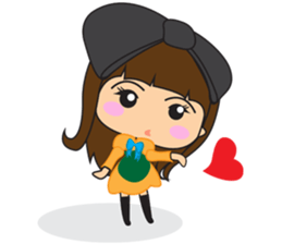 Haa-nee Wedding Series Fah & Pete sticker #12571462