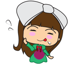 Haa-nee Wedding Series Fah & Pete sticker #12571466