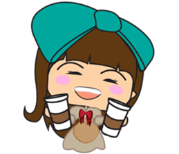 Haa-nee Wedding Series Fah & Pete sticker #12571468