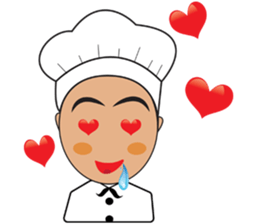 Haa-nee Wedding Series Fah & Pete sticker #12571481