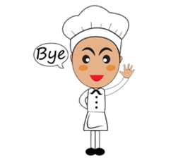 Haa-nee Wedding Series Fah & Pete sticker #12571483