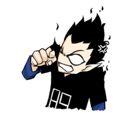 Mr.Edwind : get angry sticker #12571625