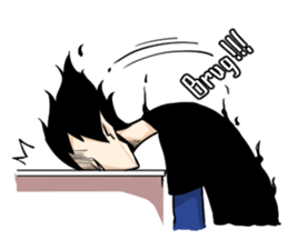 Mr.Edwind : get angry sticker #12571647