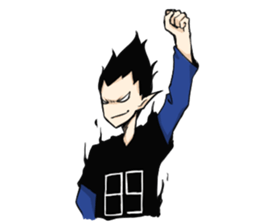 Mr.Edwind : get angry sticker #12571652