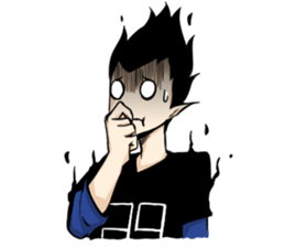 Mr.Edwind : get angry sticker #12571653