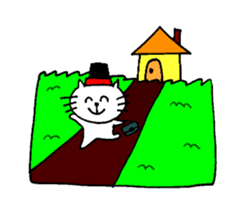 Everyday character without Hen Nyatan sticker #12571657