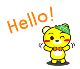 SHIGE-KUMA MINI ENGLISH sticker #12572095