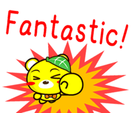 SHIGE-KUMA MINI ENGLISH sticker #12572103