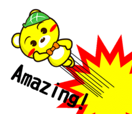 SHIGE-KUMA MINI ENGLISH sticker #12572105