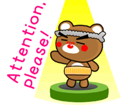 SHIGE-KUMA MINI ENGLISH sticker #12572106