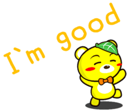 SHIGE-KUMA MINI ENGLISH sticker #12572107