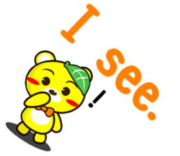 SHIGE-KUMA MINI ENGLISH sticker #12572109