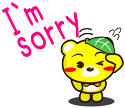 SHIGE-KUMA MINI ENGLISH sticker #12572113