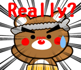 SHIGE-KUMA MINI ENGLISH sticker #12572114