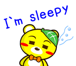 SHIGE-KUMA MINI ENGLISH sticker #12572117