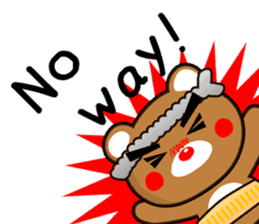 SHIGE-KUMA MINI ENGLISH sticker #12572122