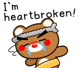 SHIGE-KUMA MINI ENGLISH sticker #12572126