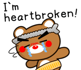 SHIGE-KUMA MINI ENGLISH sticker #12572126