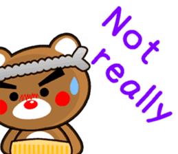 SHIGE-KUMA MINI ENGLISH sticker #12572128