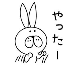 It Cute rabbit sticker #12572214