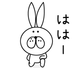 It Cute rabbit sticker #12572215