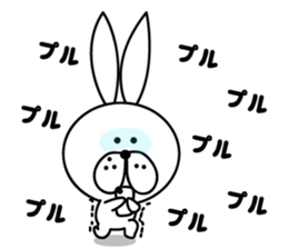 It Cute rabbit sticker #12572218