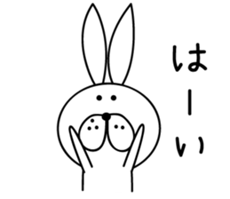 It Cute rabbit sticker #12572219