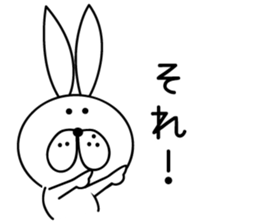 It Cute rabbit sticker #12572220