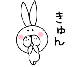 It Cute rabbit sticker #12572229