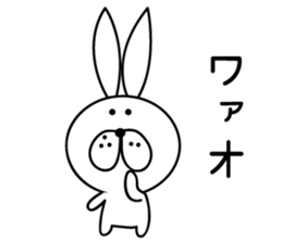It Cute rabbit sticker #12572230