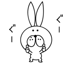 It Cute rabbit sticker #12572233