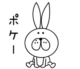 It Cute rabbit sticker #12572234
