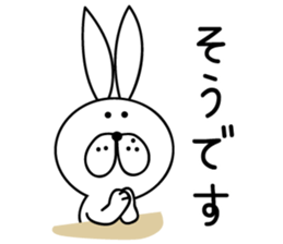 It Cute rabbit sticker #12572235