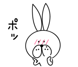 It Cute rabbit sticker #12572237
